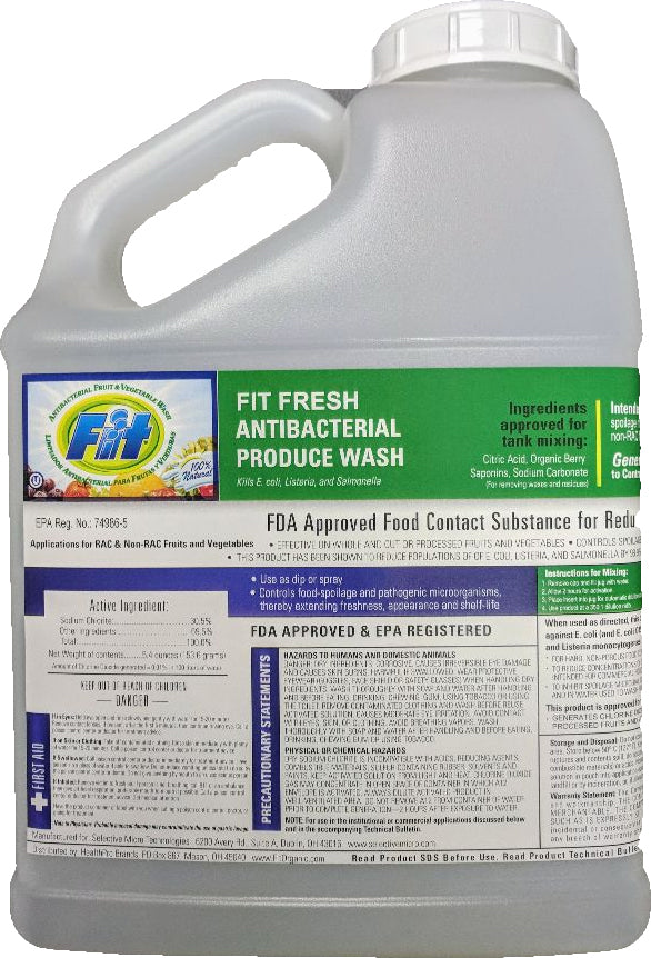Help prevent food-borne illness and kill 99.9% of bacteria with FIT® Fresh