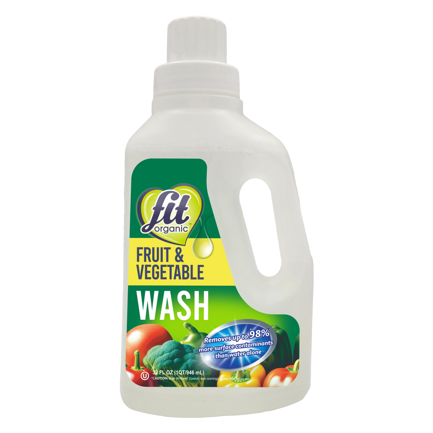 Fit Organic 32 oz Soaker Produce Wash