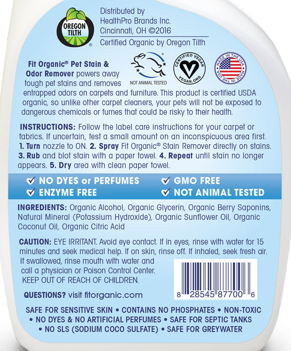 FIT Organic - USDA Certified Consumer Products